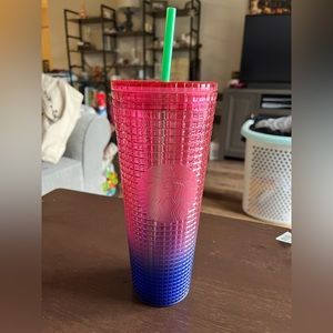 Starbucks multi colored cup
